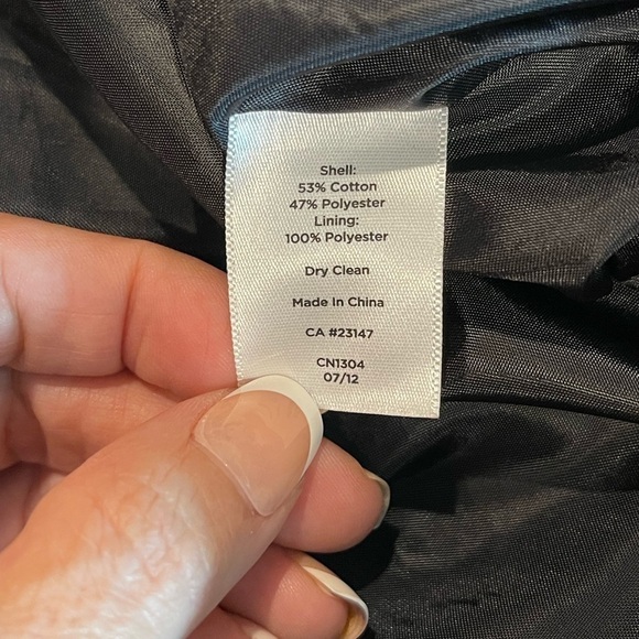 TALBOTS Black knee length A line skirt 14 classic closet staple capsule wardrobe - Picture 8 of 9